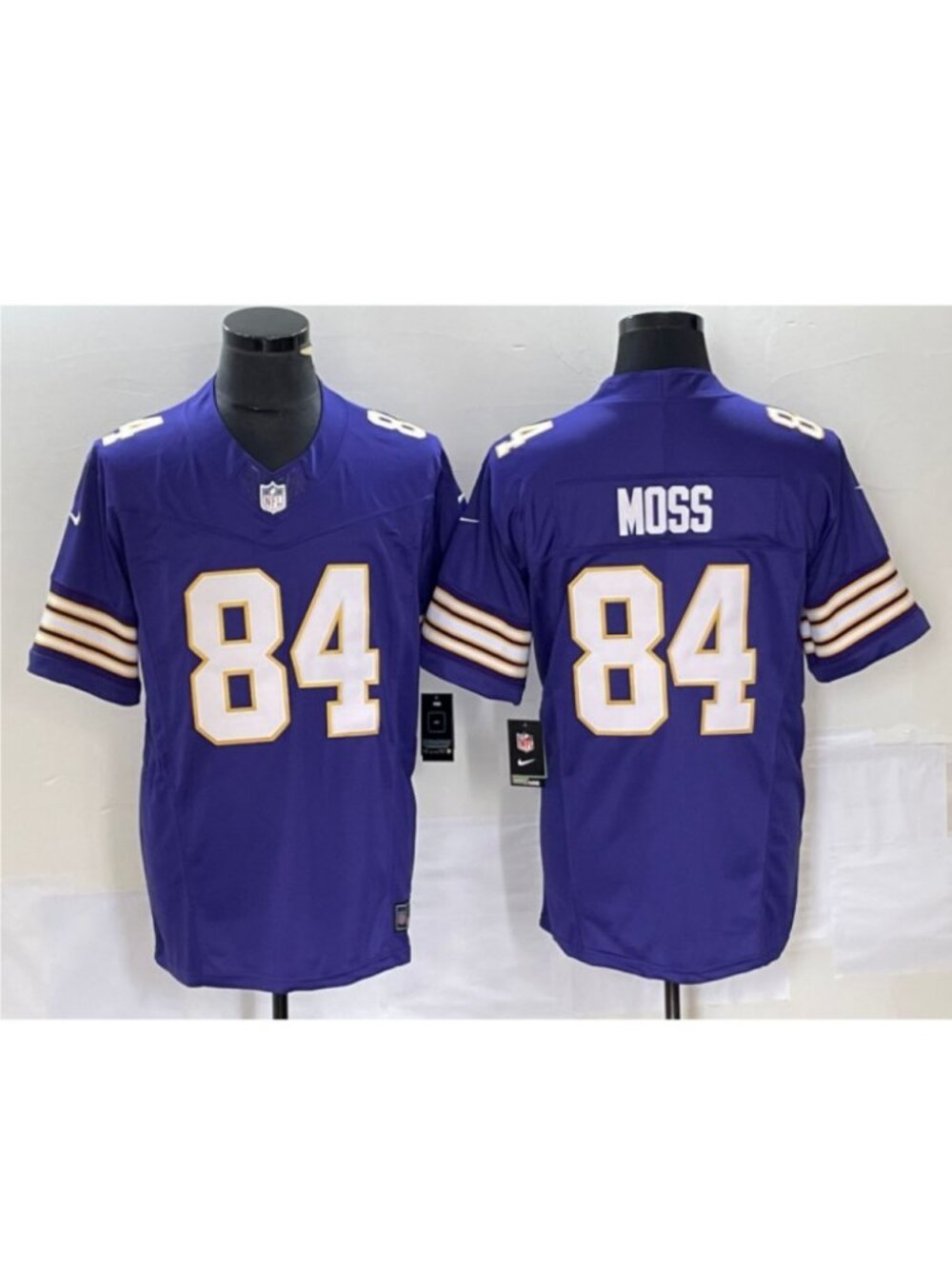 Choose for Youths Randy Moss Purple Stitched Jersey